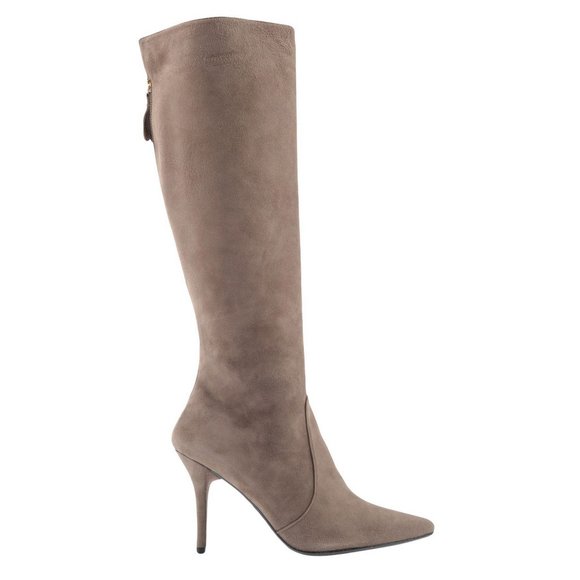 NEW Stuart Weitzman Sohot Suede Heeled Boots - Picture 2 of 15